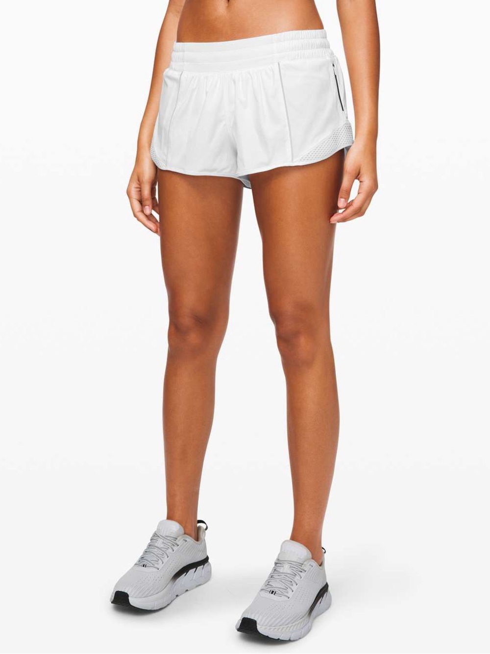 Lululemon Hotty Hot White Shorts